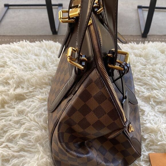 LOUIS VUITTON Authenticated Damier Ebene Verona MM Bag - Picture 5 of 16